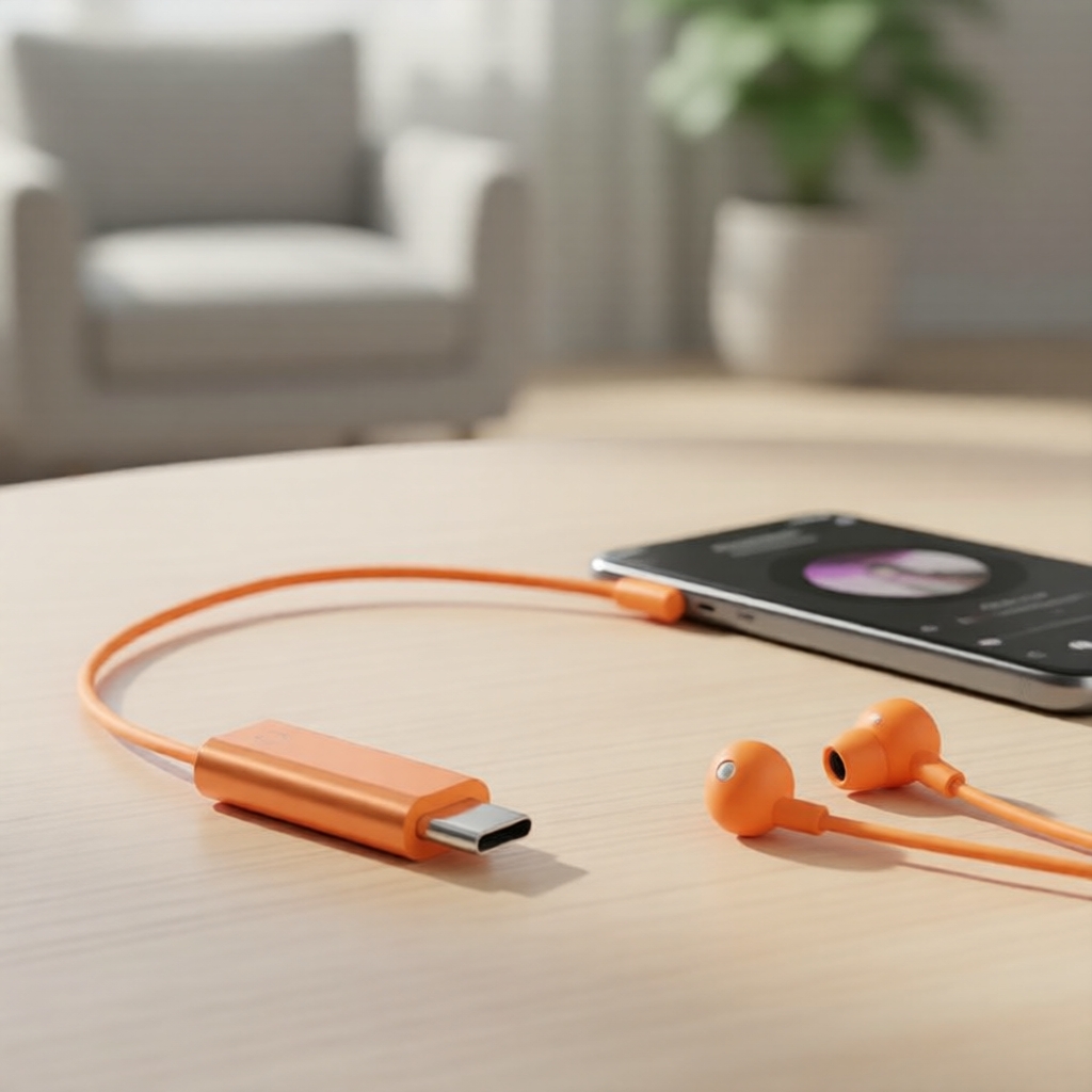 Cáp chuyển đổi âm thanh DAC Type-C sang 3.5mm, jack tai nghe