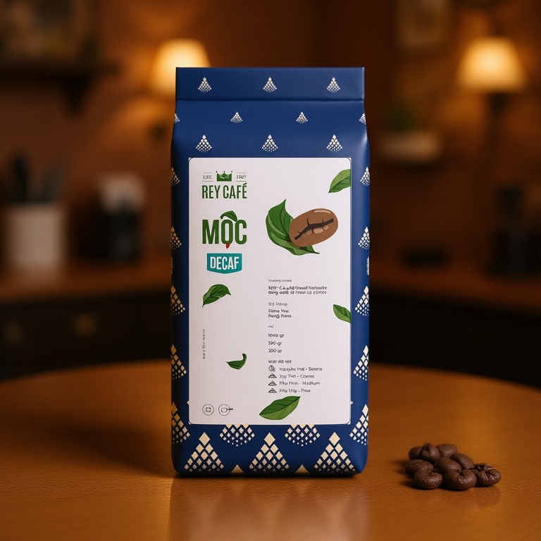 Cà phê Mộc Decaf - Loại bỏ Cafein - Decaffeinated Coffee -Rey Cafe - Phù hợp KH nhạy cảm với caffein