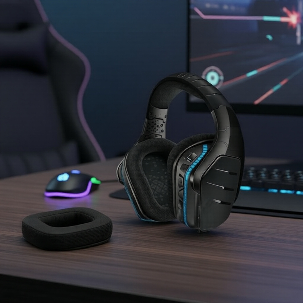 Miếng đệm tai Logitech Gvoears G231/G433/G533/G633/G635 - Đệm vải lưới nâng cao