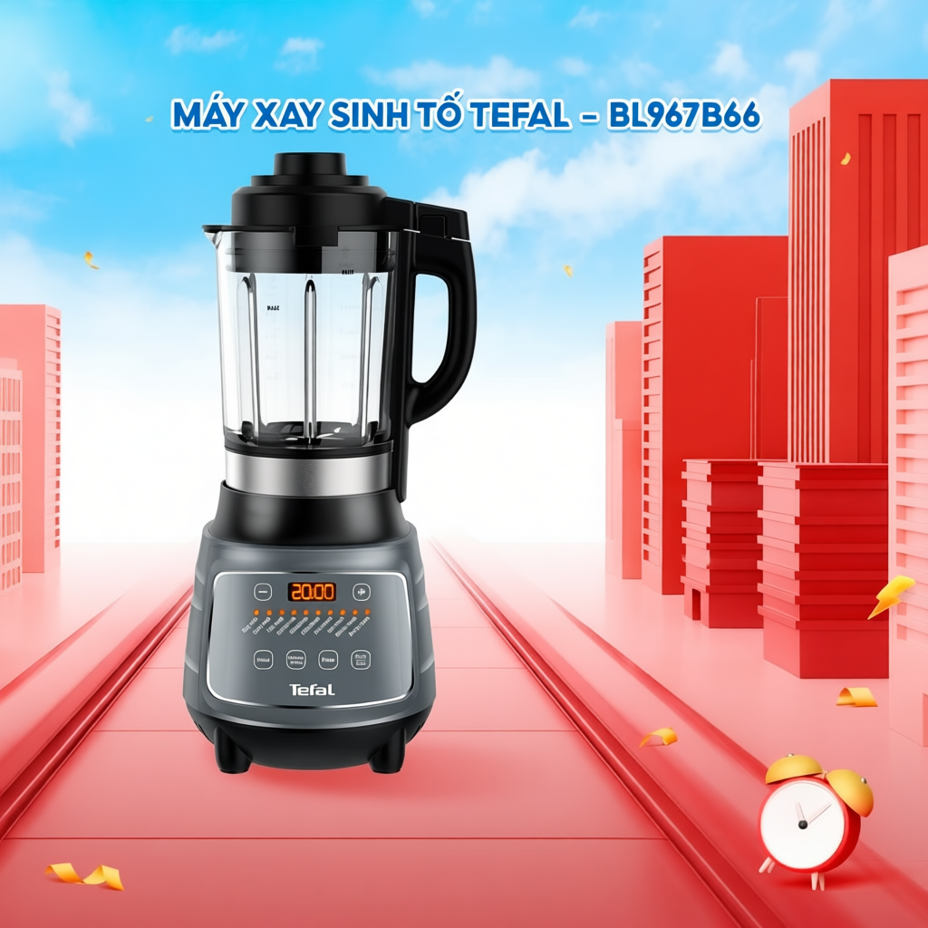 Máy làm sữa hạt, xay nấu đa năng Tefal - BL967B66 1300W
