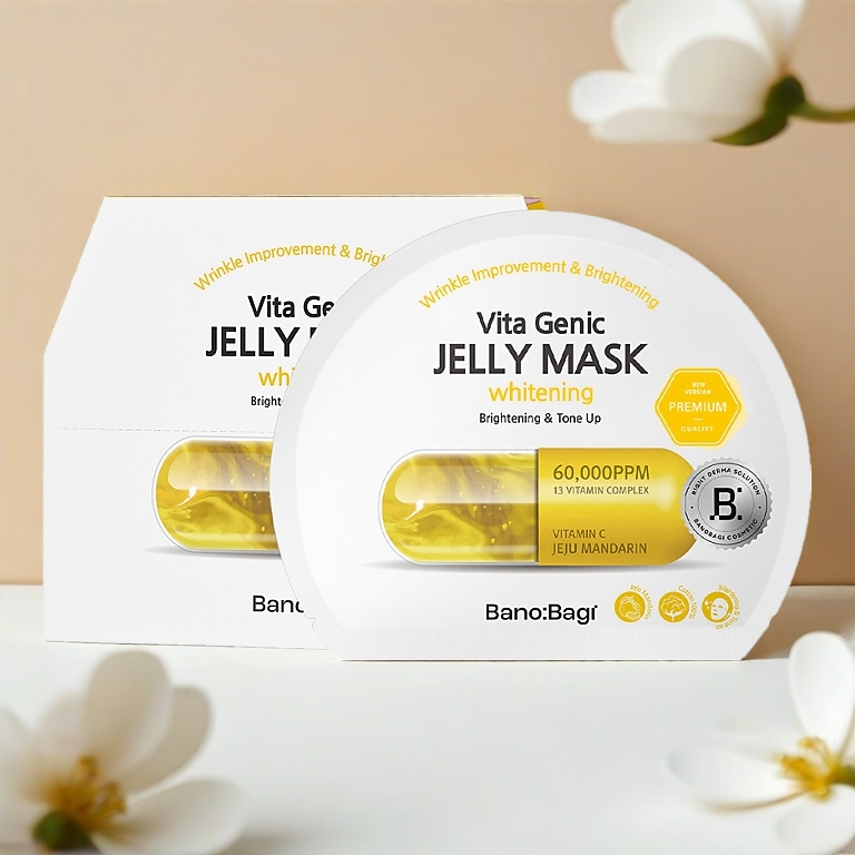 Hộp 10 mặt nạ Banobagi Vita Genic, Stem Cell, Super Collagen Mask Hàn Quốc mẫu mới 30ml