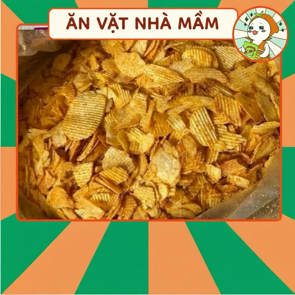 Bim Bim Khoai Tây Swing giòn rụm, ăn liền tiện lợi