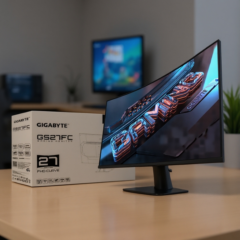 Màn Hình Máy Tính Gaming GIGABYTE GS27FA/ GS27FC (27 Inch/ FHD/ 180Hz) - Hàng Chính Hãng