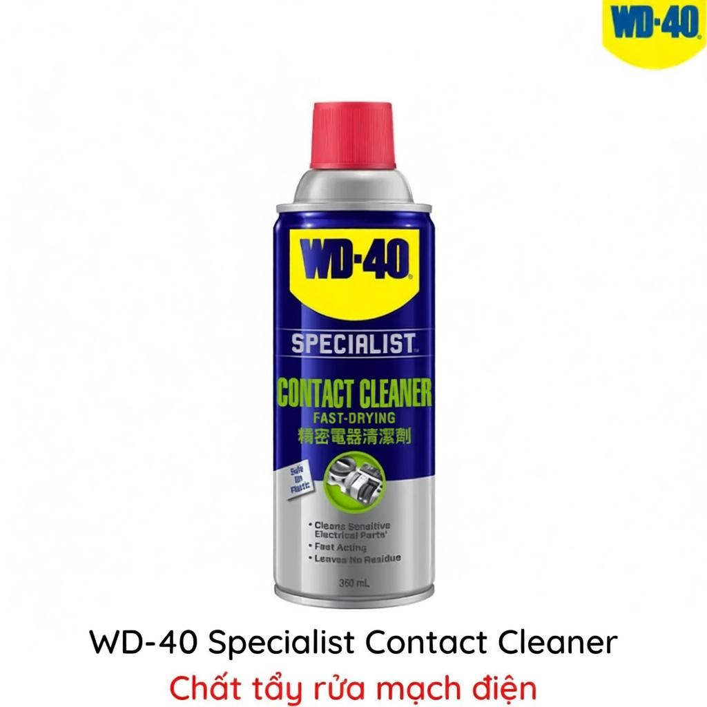 WD-40 Dung Dịch Làm Sạch Bề Mặt Khô Nhanh Contact Cleaner 360ml