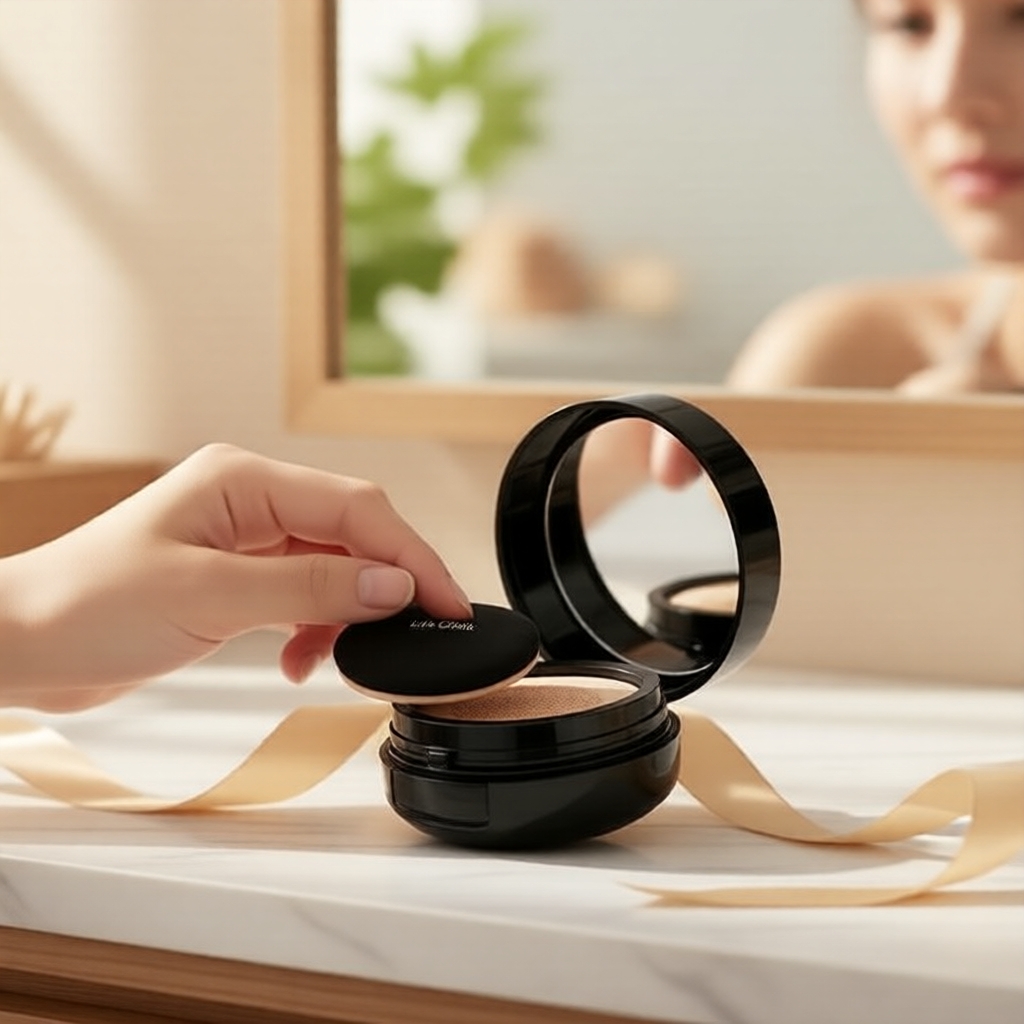 Kem Nền Cushion Life Girls, Kem BB Che Phủ Hoàn Hảo, Chống Nước, Có Gương, Tiện Lợi Du Lịch & Sử Dụn