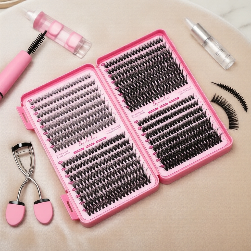 Bộ nối mi tự làm, 8-16mm, D uốn, 30D-40D-50D-60D-80D, 640 cụm mi