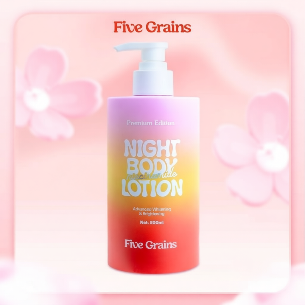 Kem Body Five Grains 500ml Dưỡng Trắng Da Nhanh Chóng