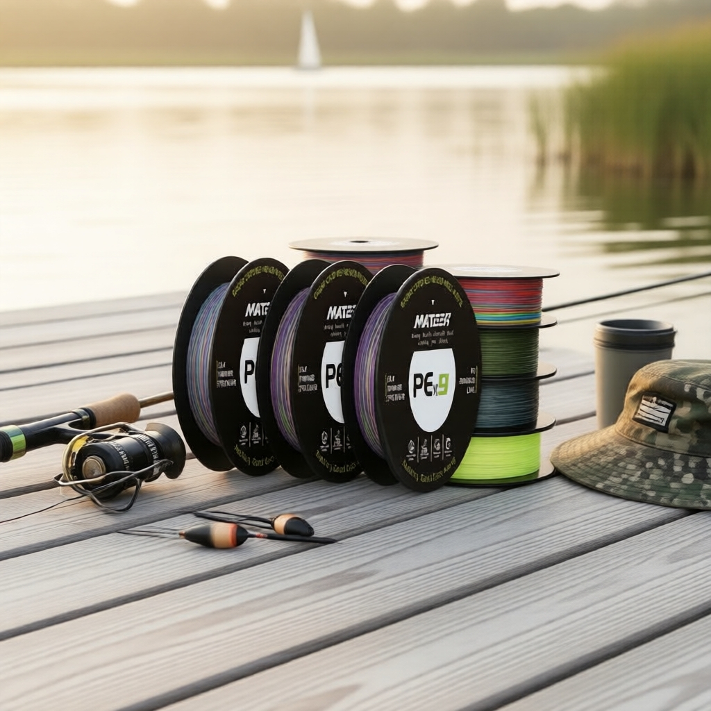 Dây MATEER X9 300M 9 sợi PE: Mượt, phủ kép, 17-80 lbs, chống ăn mòn cho nước mặn