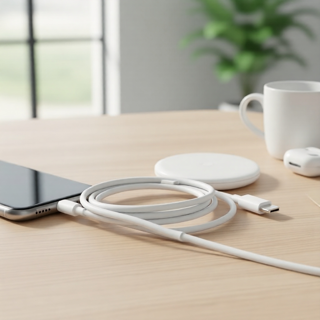 1 Mét Dây Cáp Sạc Nhanh Type C sang 8 Pin 20W cho iPhone 14 13 12 11 Pro Max