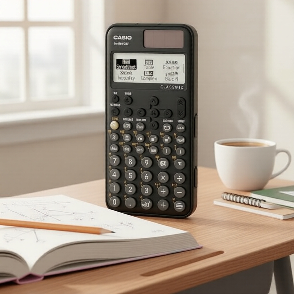 Máy tính khoa học Casio fx-991CW ClassWiz với mã QR & màn hình độ phân giải cao