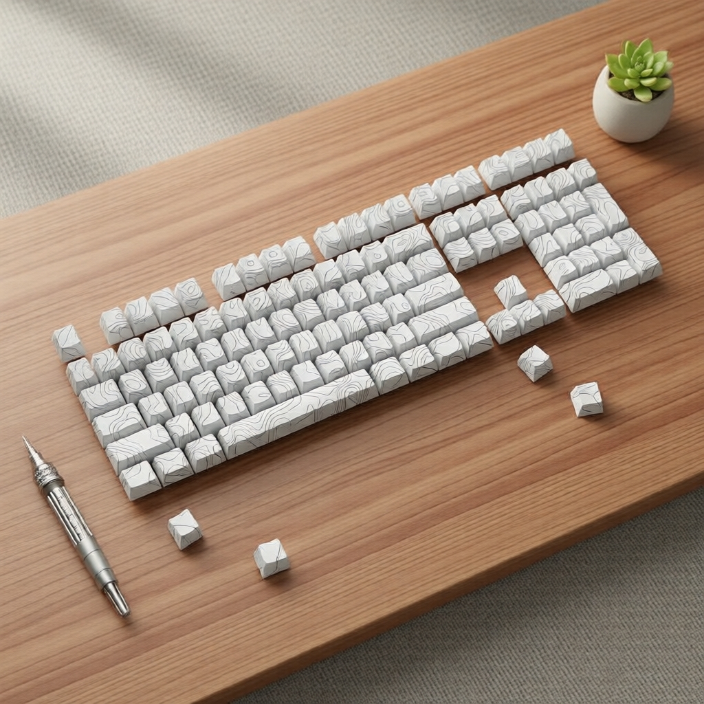 Bộ phím PBT Doubleshot 97 phím cho bàn phím LED