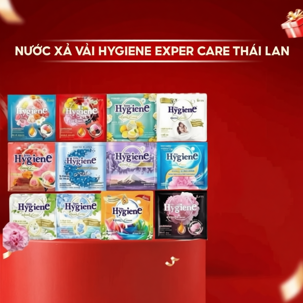 Nước Xả Hygiene Thái Lan Giặt Xả Vải, Quần Áo Siêu Đậm Đặc Mềm Vải Chính Hãng TH Clean