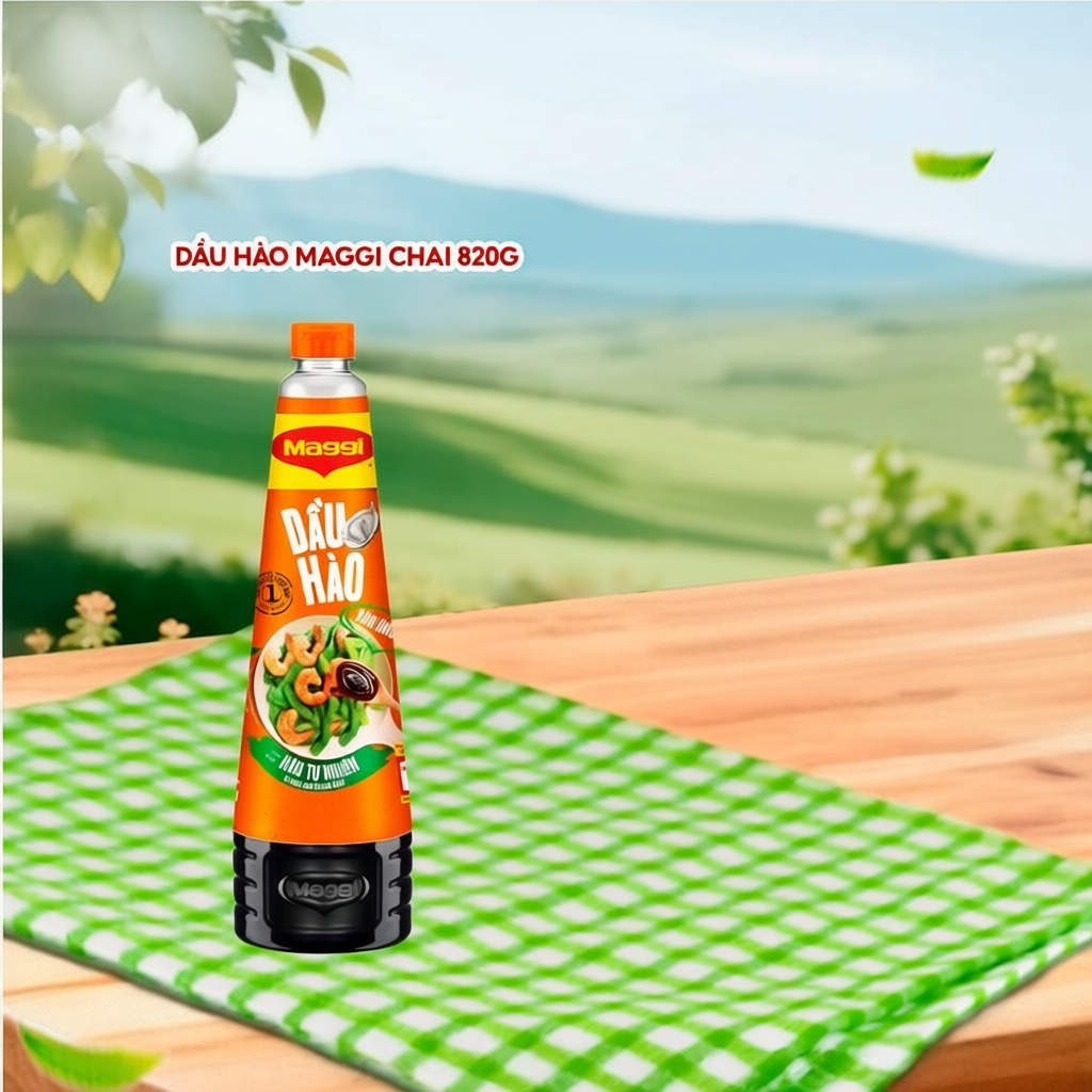 Dầu hào Maggi chai 820g