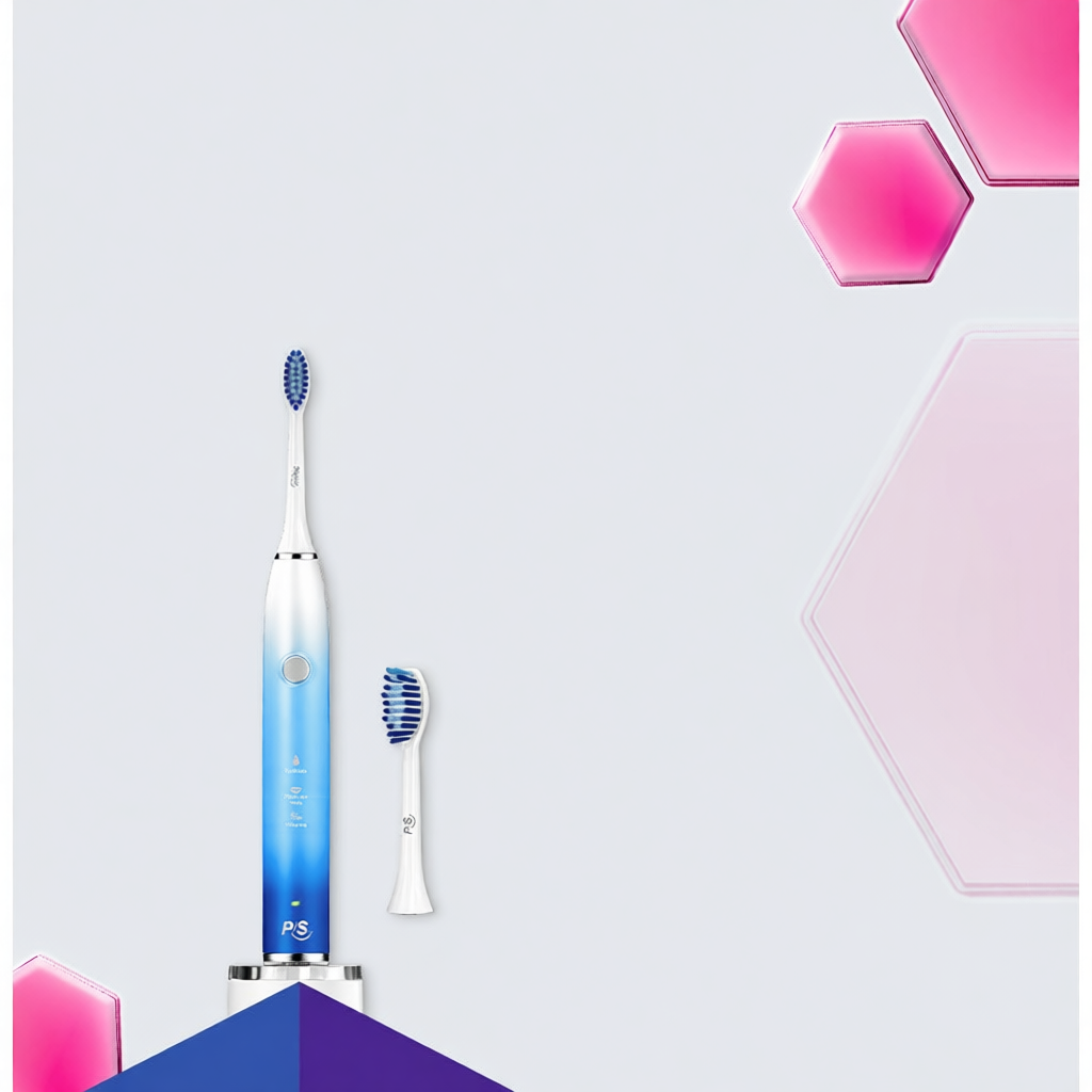 Bàn Chải Điện P/S S100 PRO - Công Nghệ Sóng Âm, Chải Sạch Mảng Bám Tới 10X