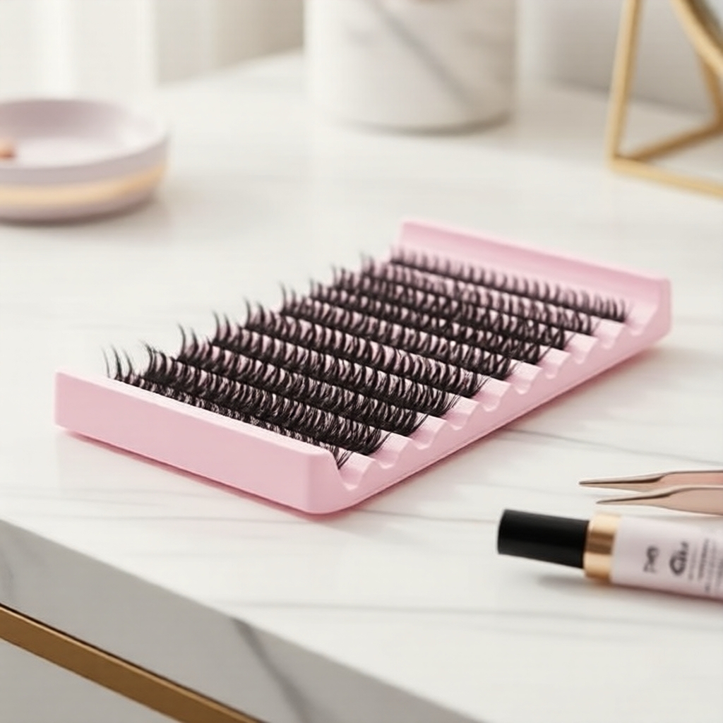 DIY200 cụm mi, mi nối siêu dày, dụng cụ uốn mi, mi đơn siêu dày, cụm mi tinh tế, cụm mi 30D/40D/50D/