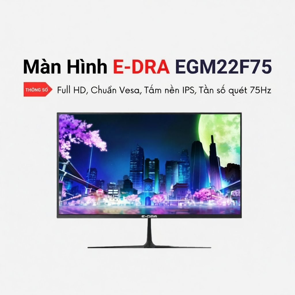 Màn hình EDRA EGM22F100H / EGM24F100H / EGM25F100P / EGM27F120H - Hàng Chính Hãng