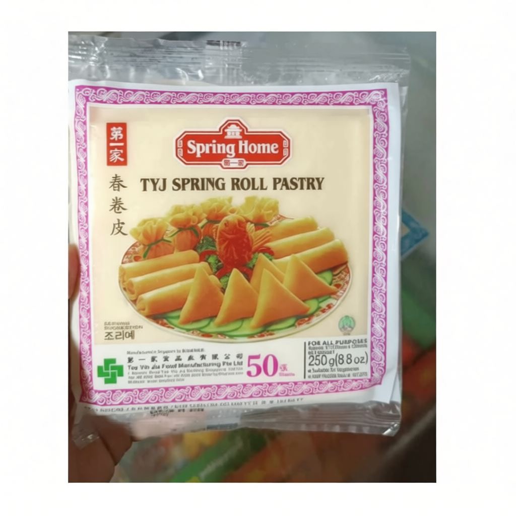Vỏ bánh tráng Spring Roll Pastry SPRING HOME mềm dẻo tự nhiên, không dính tay, dễ chế biến