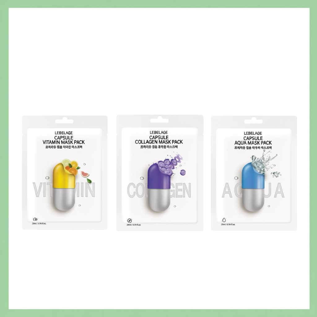 MẶT NẠ 𝐋𝐄𝐁𝐄𝐋𝐀𝐆𝐄 𝐂𝐀𝐏𝐒𝐔𝐋𝐄 𝐕𝐈𝐓𝐀𝐌𝐈𝐍 𝐌𝐀𝐒𝐊 𝐏𝐀𝐂𝐊 (𝟏𝟎 𝐌𝐀𝐒𝐊)