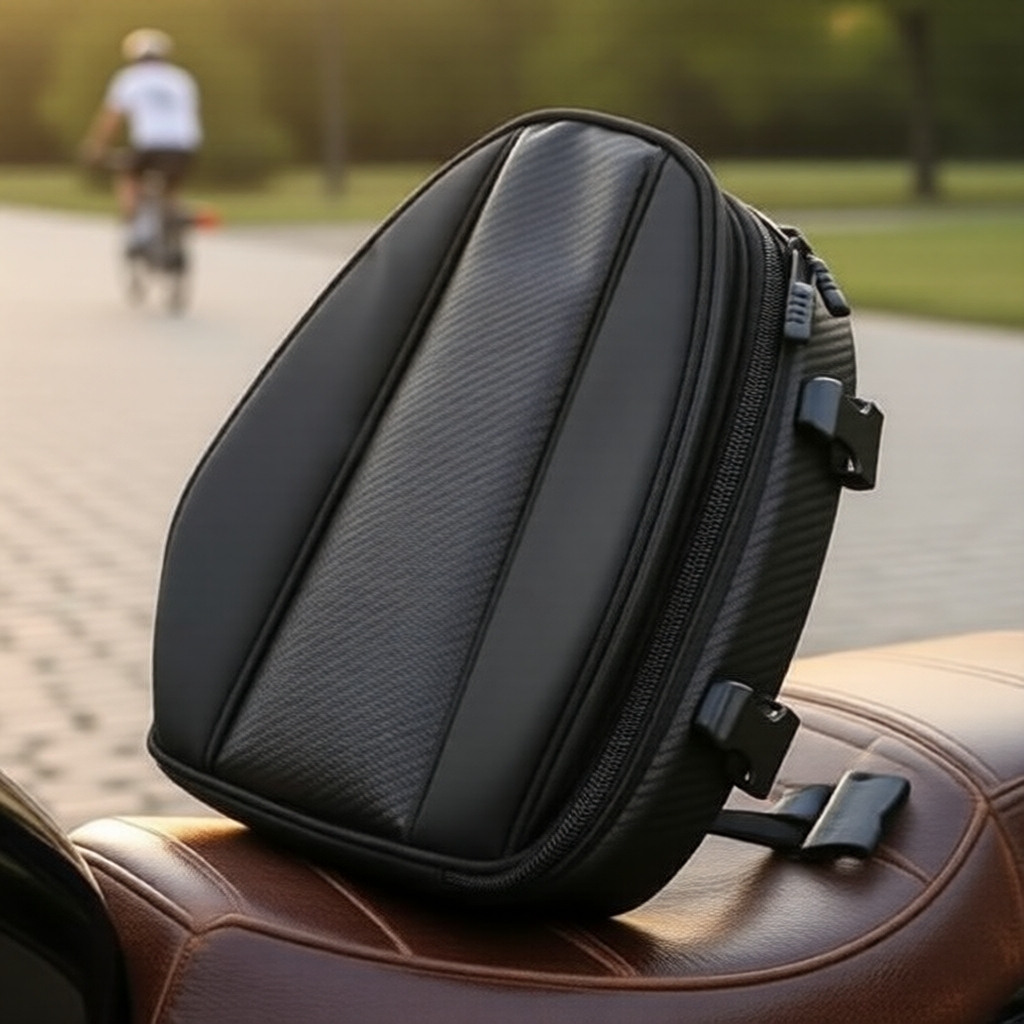 Túi Đuôi Xe Máy Chống Nước JFG RACING Có Thể Mở Rộng Kèm Giá Đỡ Mũ Bảo Hiểm