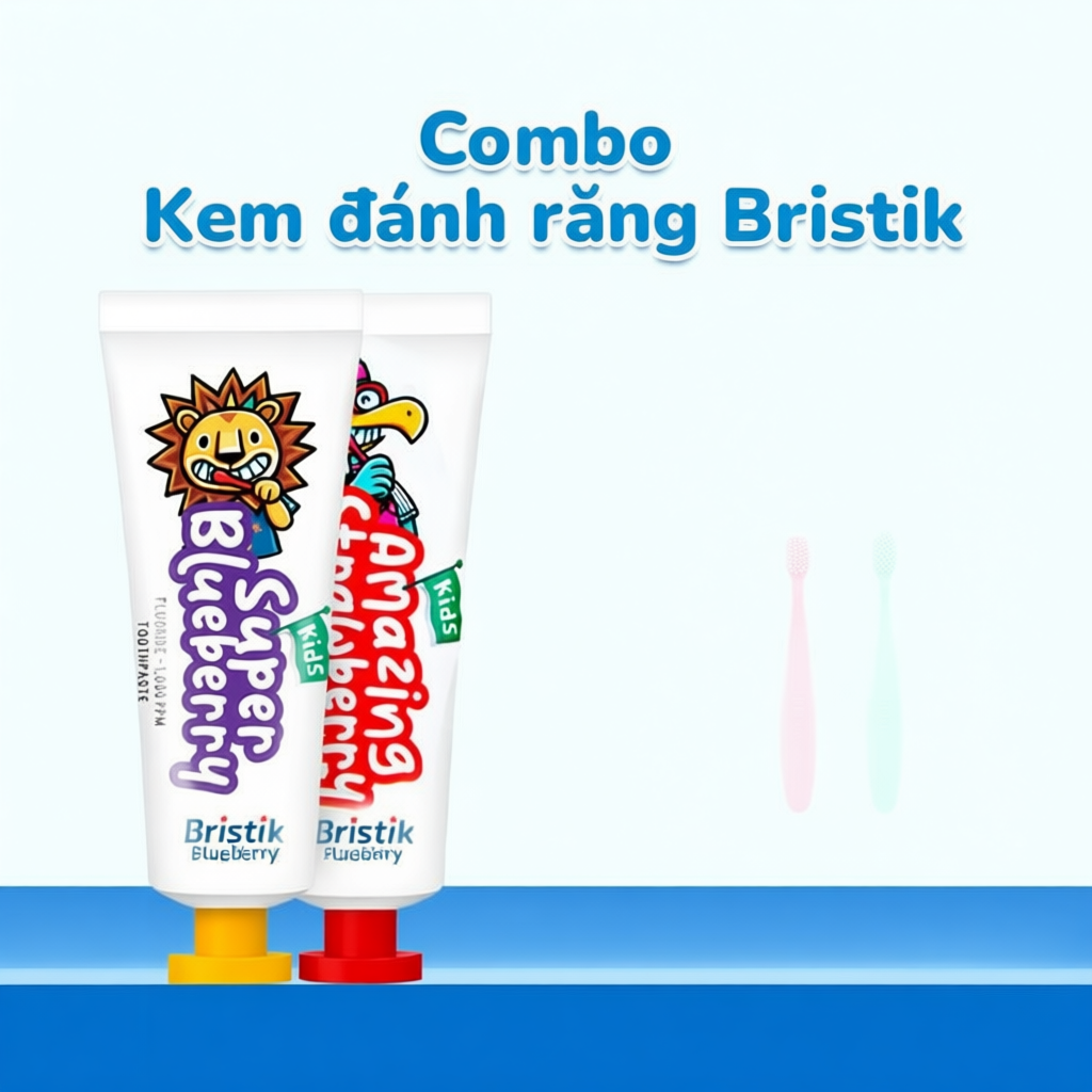 Kem Đánh Răng Bristik Cho Bé 50g