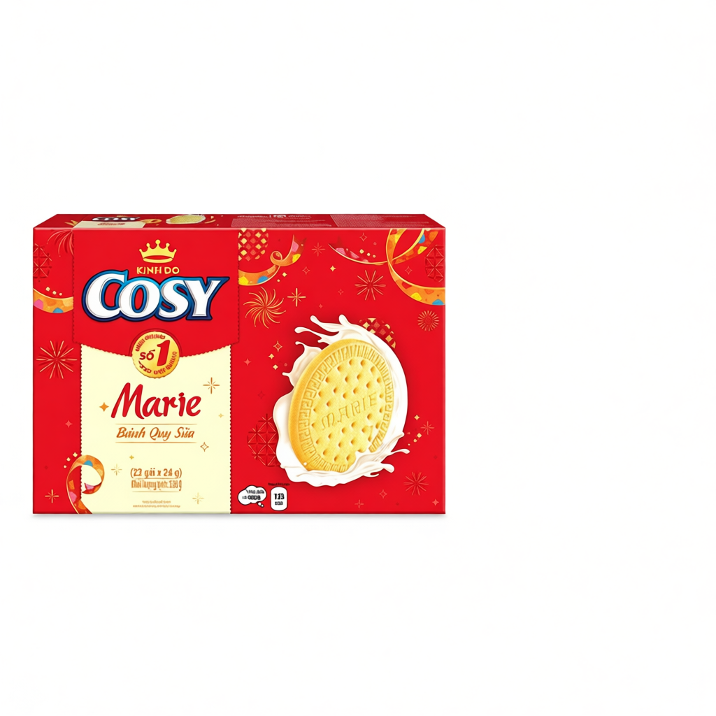 Bánh Quy Sữa Marie Cosy 528g Bổ Sung Canxi Cho Sức Khỏe