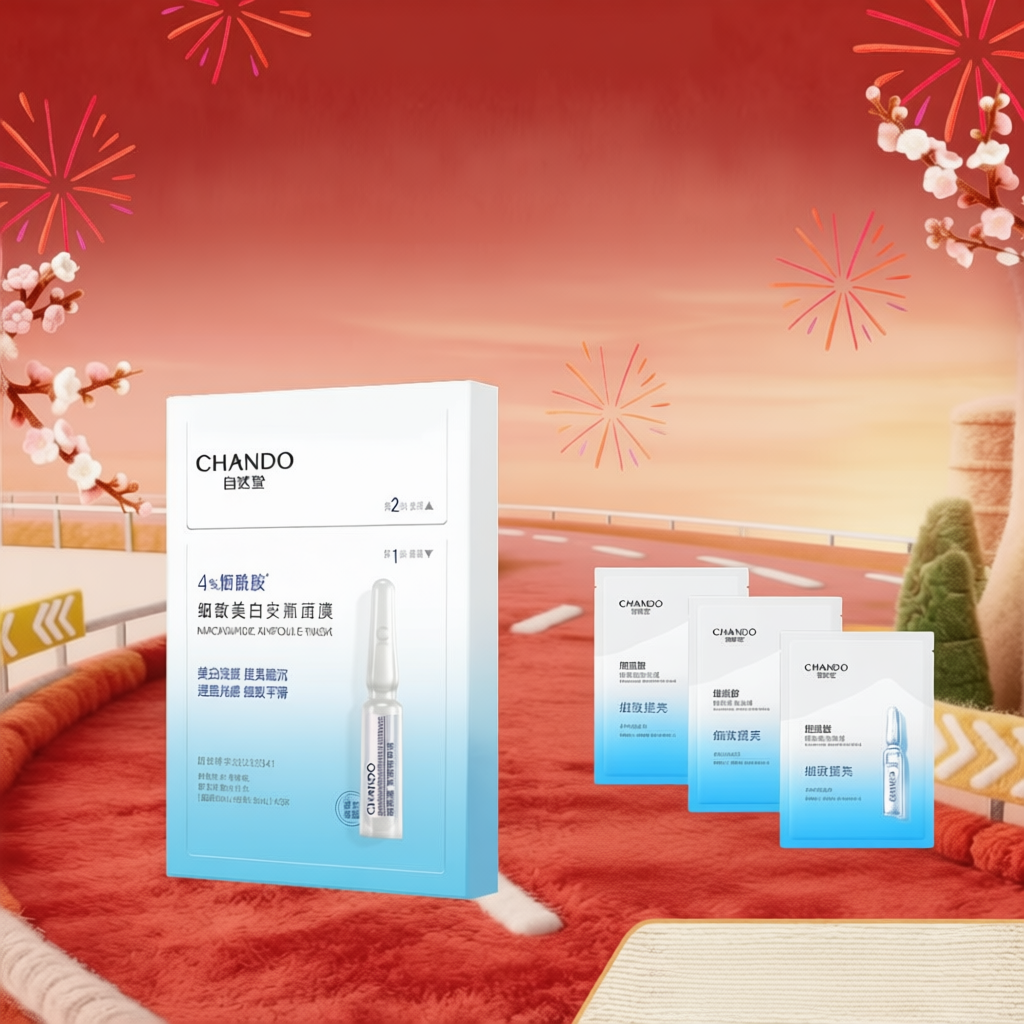 MẶT NẠ TINH CHẤT NIACINAMIDE 26ML  x 5 PCS CHANDO HIMALAYA HÀNG CHÍNH HÃNG [KHÔNG KÈM ỐNG SERUM]