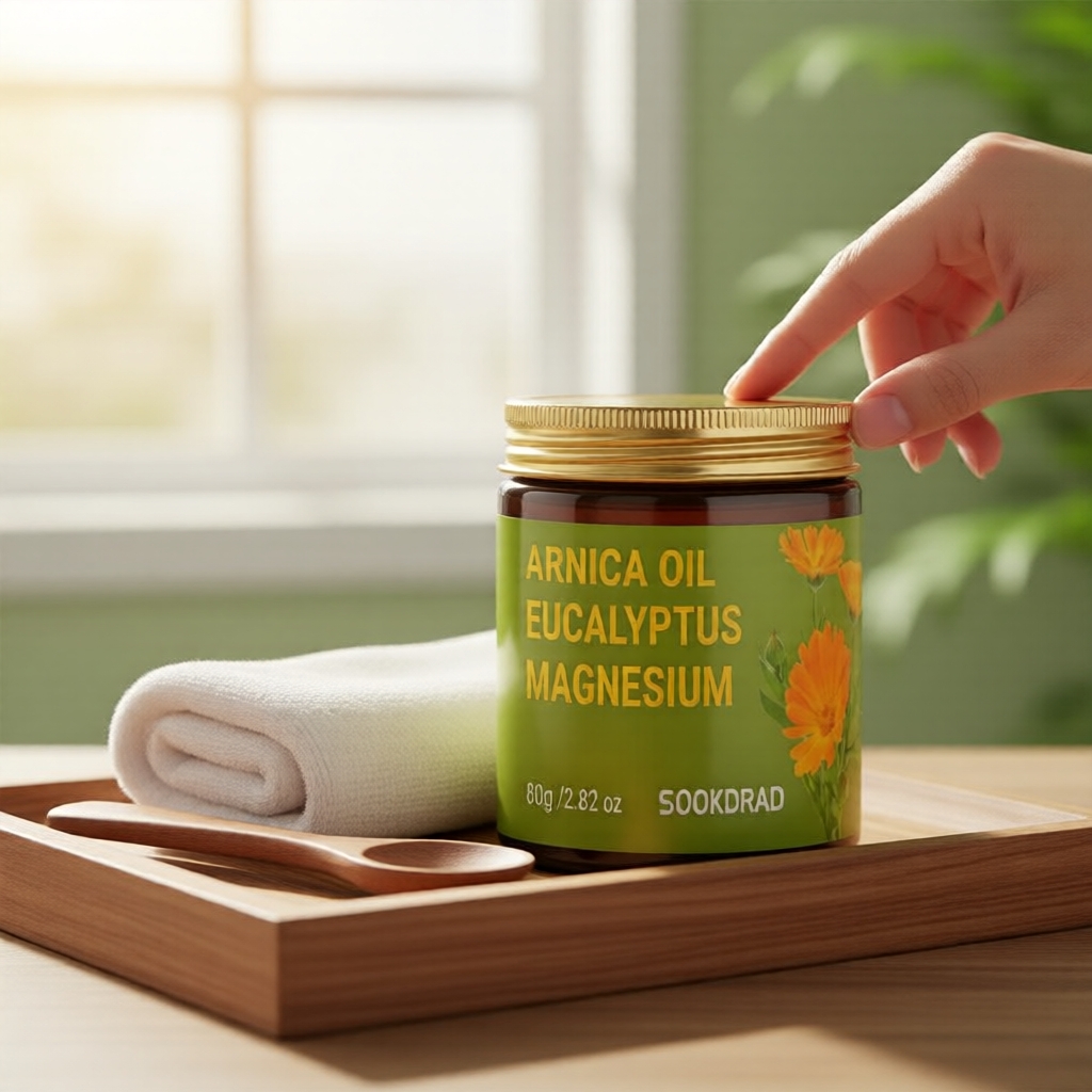 Kem Dưỡng Thể Arnica Eucalyptus Mg – 80g/2.82oz, Công thức Dưỡng Ẩm Sâu với Dầu Arnica & Eucalyptus,