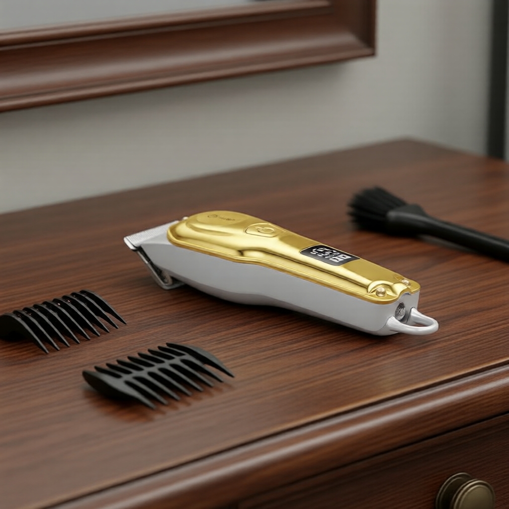 HATTEKER 0MM T-Blade Tông Đơ Có Dây Cho Nam - Tông Đơ Cắt Tóc Tạo Fade Và Tỉa Râu