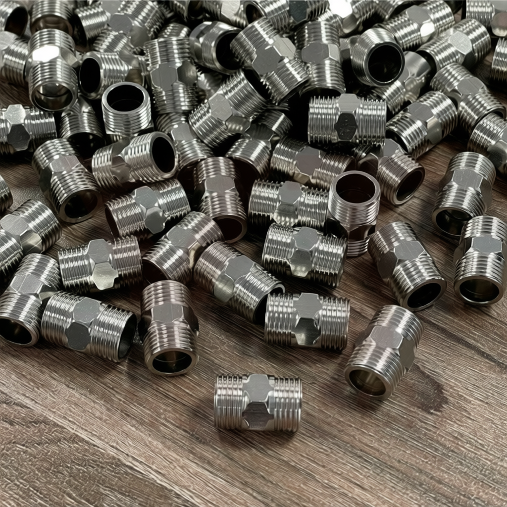 Kẹp nối ren ngoài inox 201 chống gỉ, bền đẹp, đa dạng kích thước