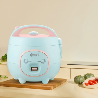 [Có hỏa tốc TPHCM ] Nồi cơm điện mini 0,8L nắp gài COMET - CM8006