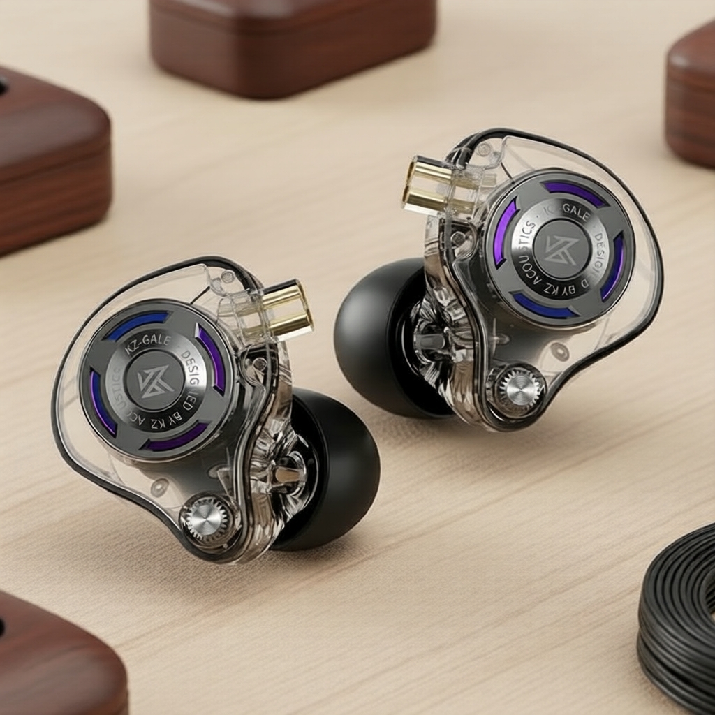 Tai nghe có dây KZ Gale In-Ear nhét tai âm trầm sâu Hifi chơi game không mic PS