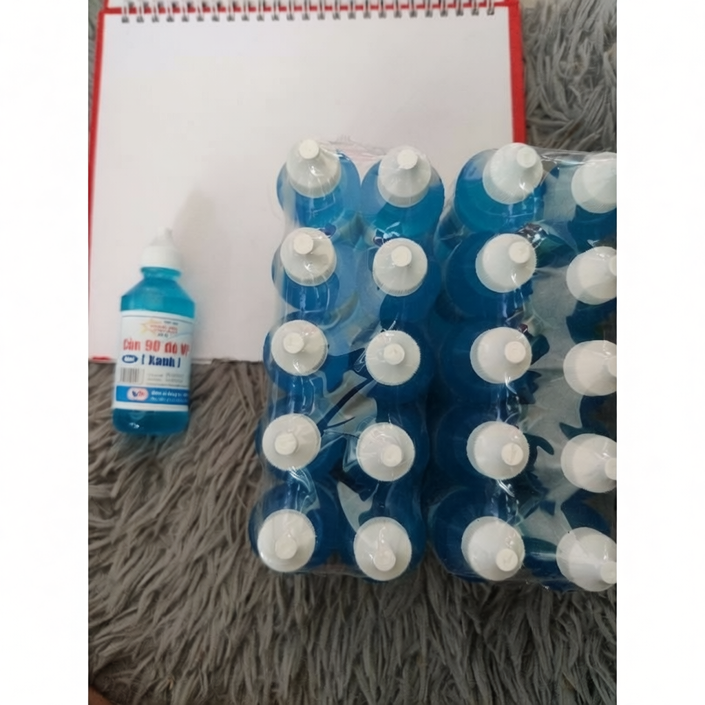 2 chai cồn y tế 90 độ xanh chai 60ml