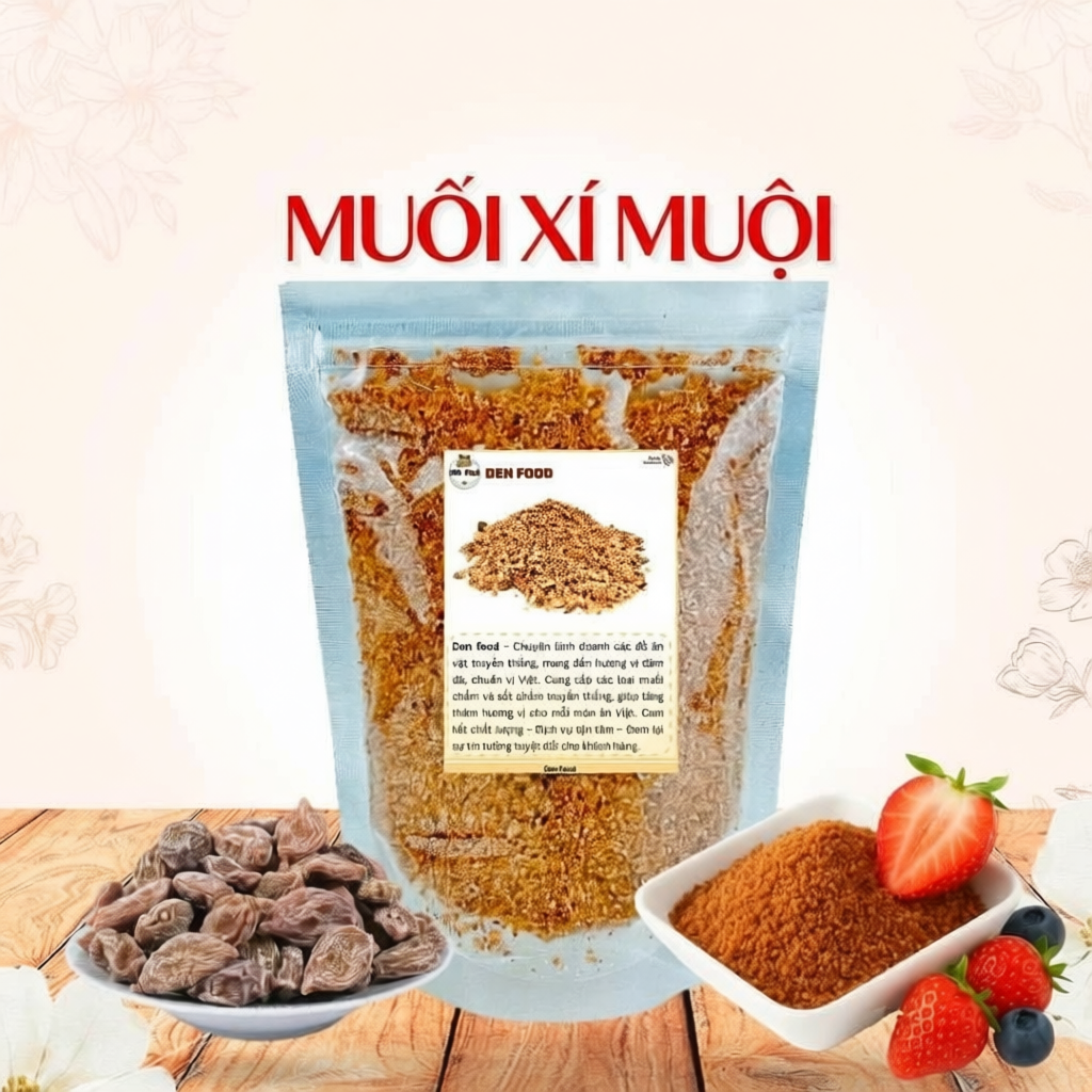 Muối xí muội DENFOOD Túi 500gr