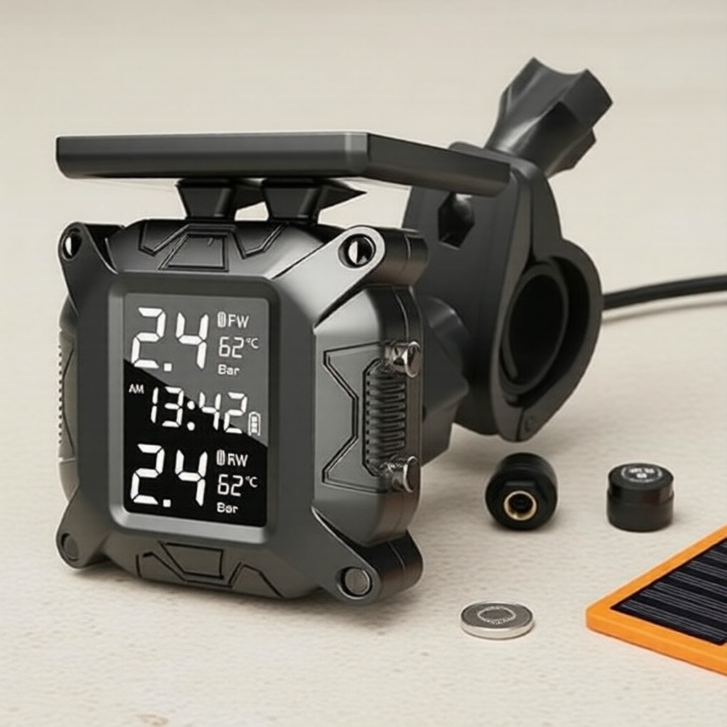 EKLEVA Hệ thống TPMS cho Xe máy & Xe tay ga - Giám sát Áp suất Lốp Đáng tin cậy cho Mọi Người Lái