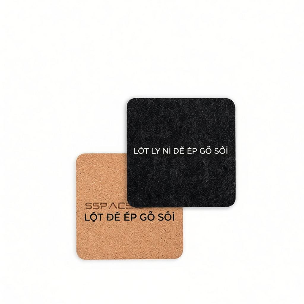 Lót Cốc Dày Dặn Sang Trọng 2 Lớp Lót, Thấm Hút Tốt, Dễ Vệ Sinh Màu Đen SSPACE