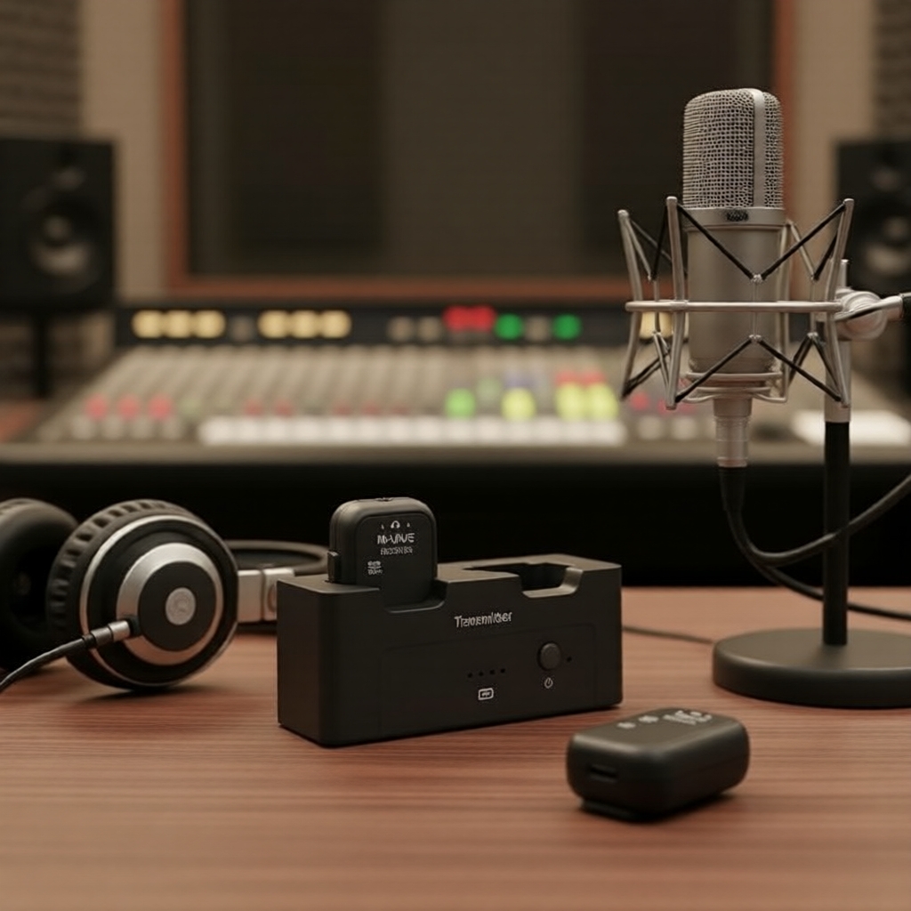 Hệ thống giám sát không dây M-VAVE WP-12 2.4GHz | 1Tx+2Rx | Độ trễ siêu thấp 3ms | Thời lượng pin 24