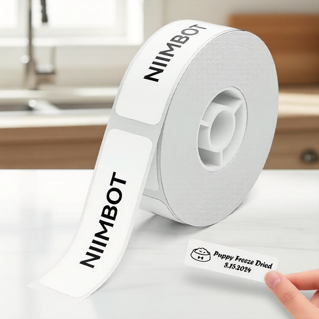 Băng nhãn nhiệt trắng NIIMBOT D11/D110/D110/H1S – Nhãn chống nước, bền cho máy in