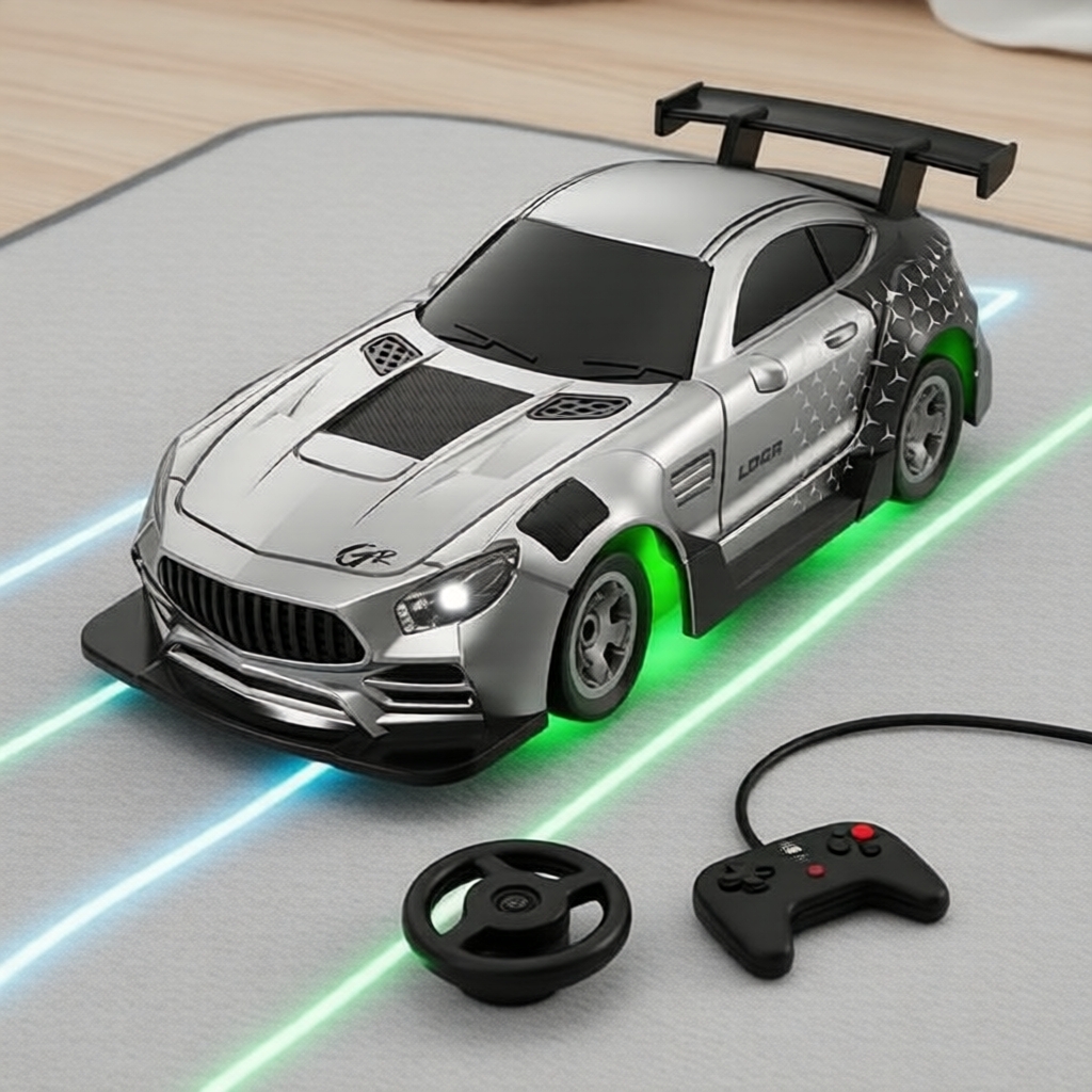 Xe RC Mini 4WD Drift – Xe mô hình tốc độ biến đổi cho bé trai chơi trên bàn