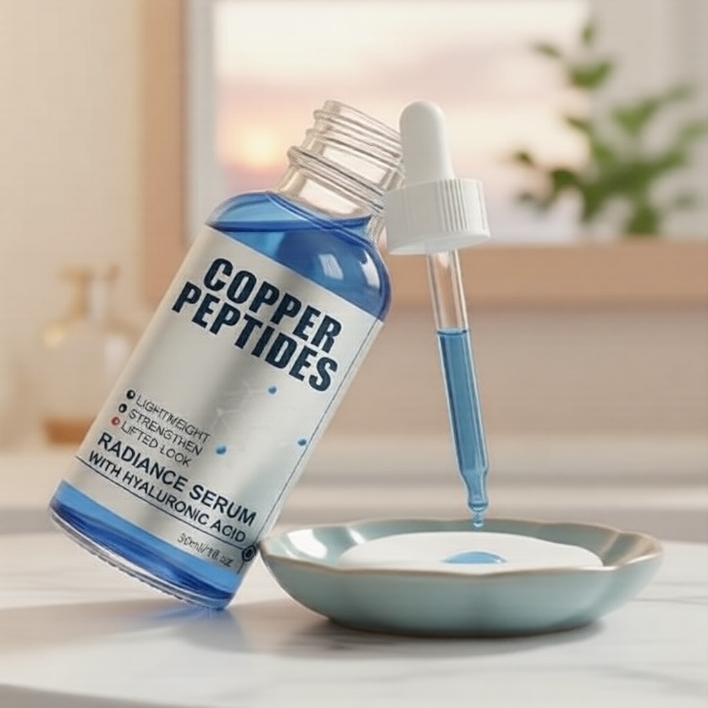 Tinh chất dưỡng ẩm da mặt nhẹ với Peptide Đồng GHK-Cu & Axit Hyaluronic