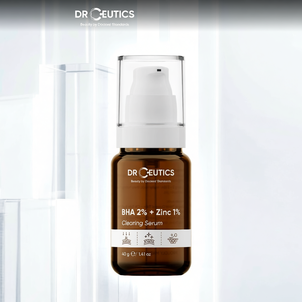 DRCEUTICS Phiên Bản Nâng cấp Serum Kẽm BHA 2% + Zinc PCA 1% DrCeutics giảm mụn và giảm tiết dầu 40g