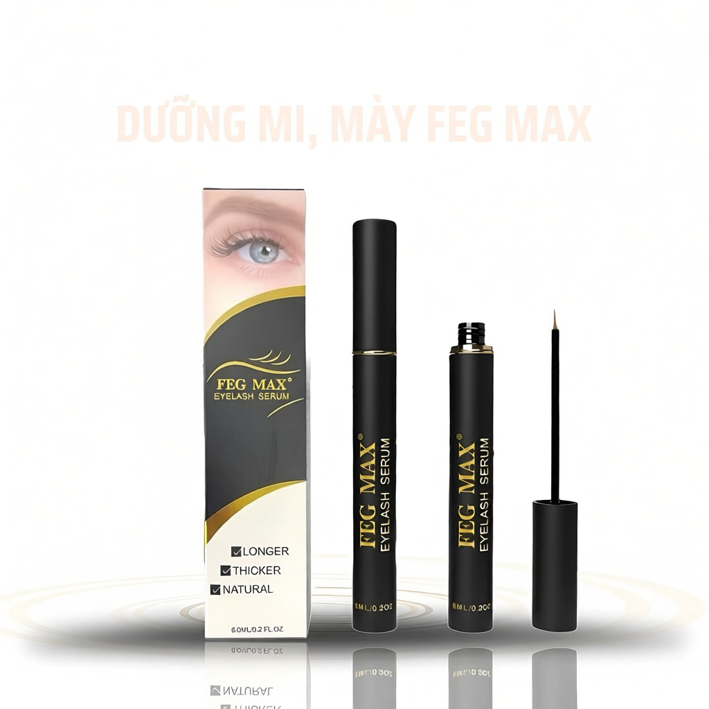 Dưỡng mi FEG Max Serum phiên bản cải tiến, hiệu quả hơn gấp 5 lần 6ML