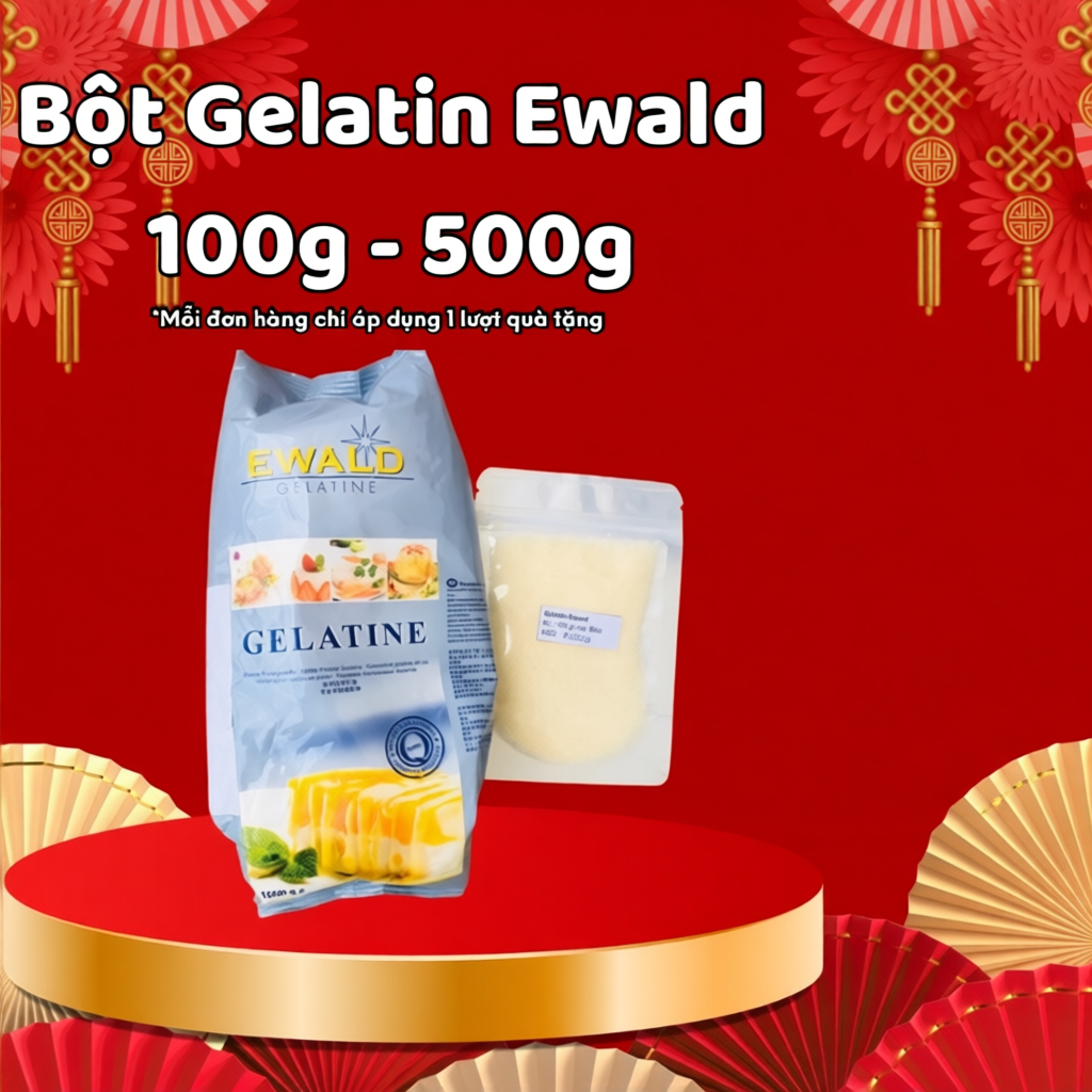 BỘT GELATIN EWALD ( ĐỨC ) - 100g LÀM CHÈ KHÚC BẠCH