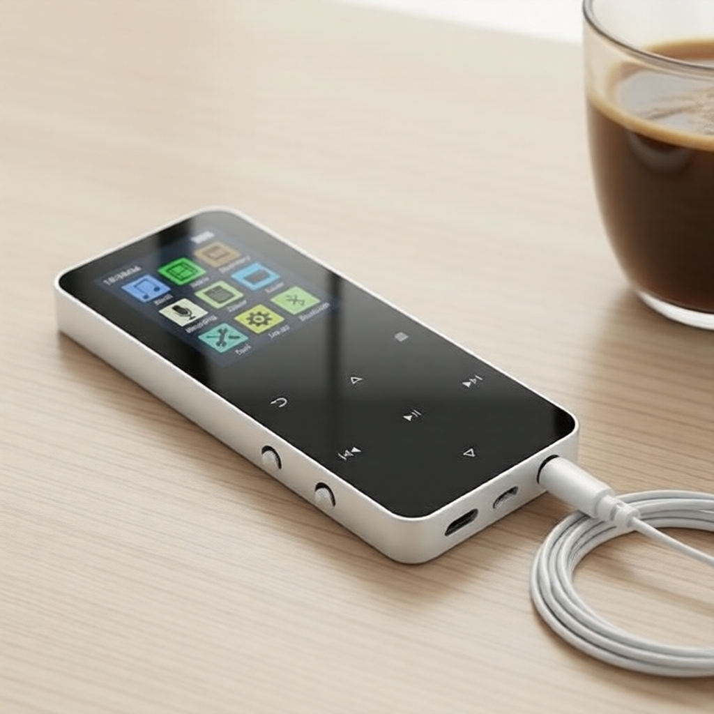 Máy nghe nhạc MP3/MP4 cảm ứng Bluetooth cầm tay có ghi âm giọng nói cho học sinh