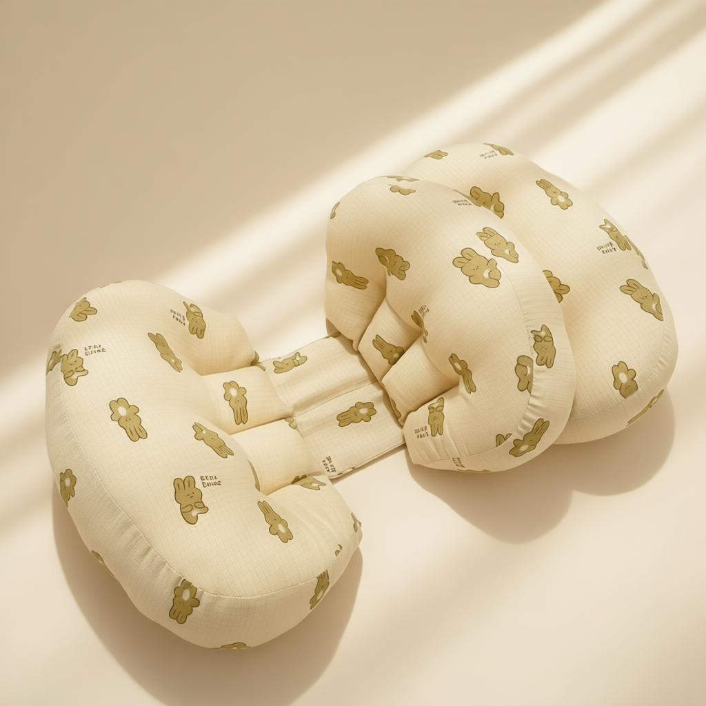 Gối Bà Bầu Cánh Tiên Hahuma – Nâng Đỡ Bụng, Tựa Lưng Êm Ái, Ngủ Ngon