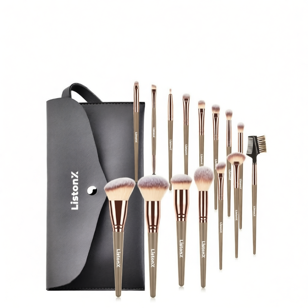 Bộ Cọ Trang Điểm Cao Cấp 15 Chiếc (Lông Siêu Mềm) ListonX