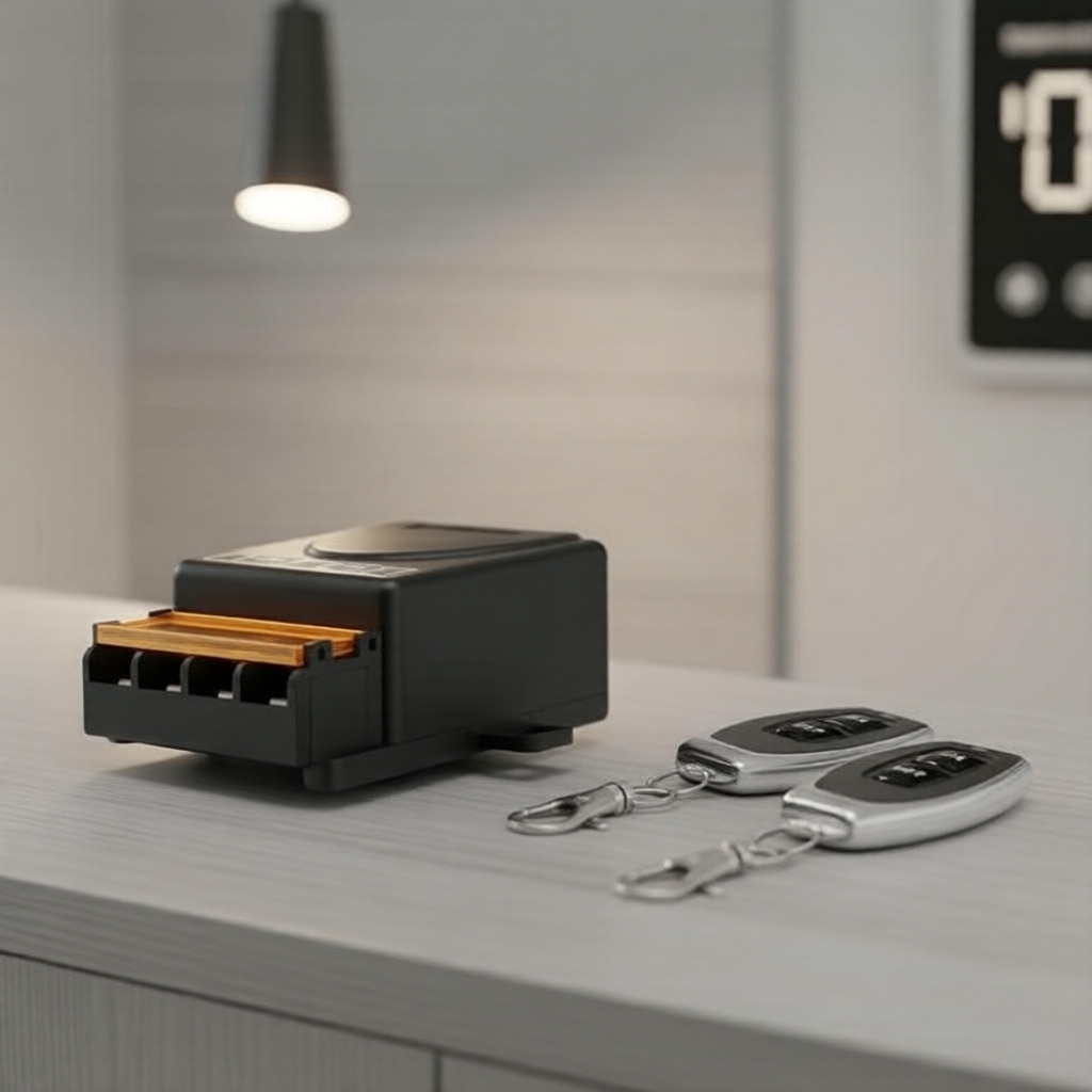 Rơ le 433MHz 220V 30A điều khiển từ xa không dây bật/tắt đa năng cho đèn & cửa