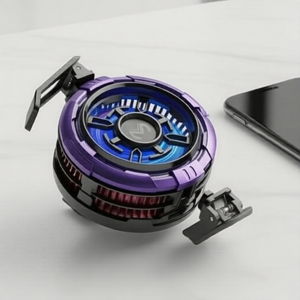 Bộ tản nhiệt điện thoại lưng từ tính đa năng MEMO CX08 PRO 9V2A cho chơi game PUBG