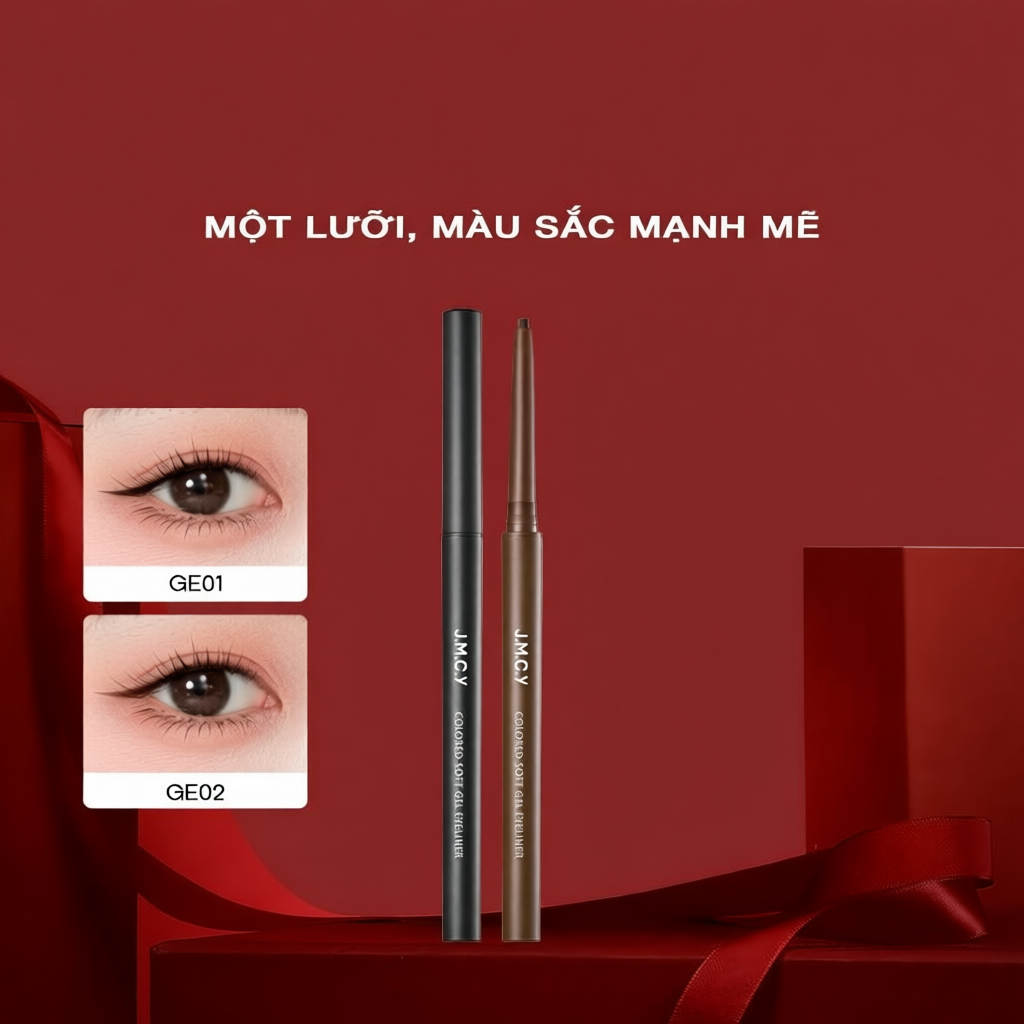 Bút kẻ mắt gel JMCY chống nước, lâu trôi, không lem