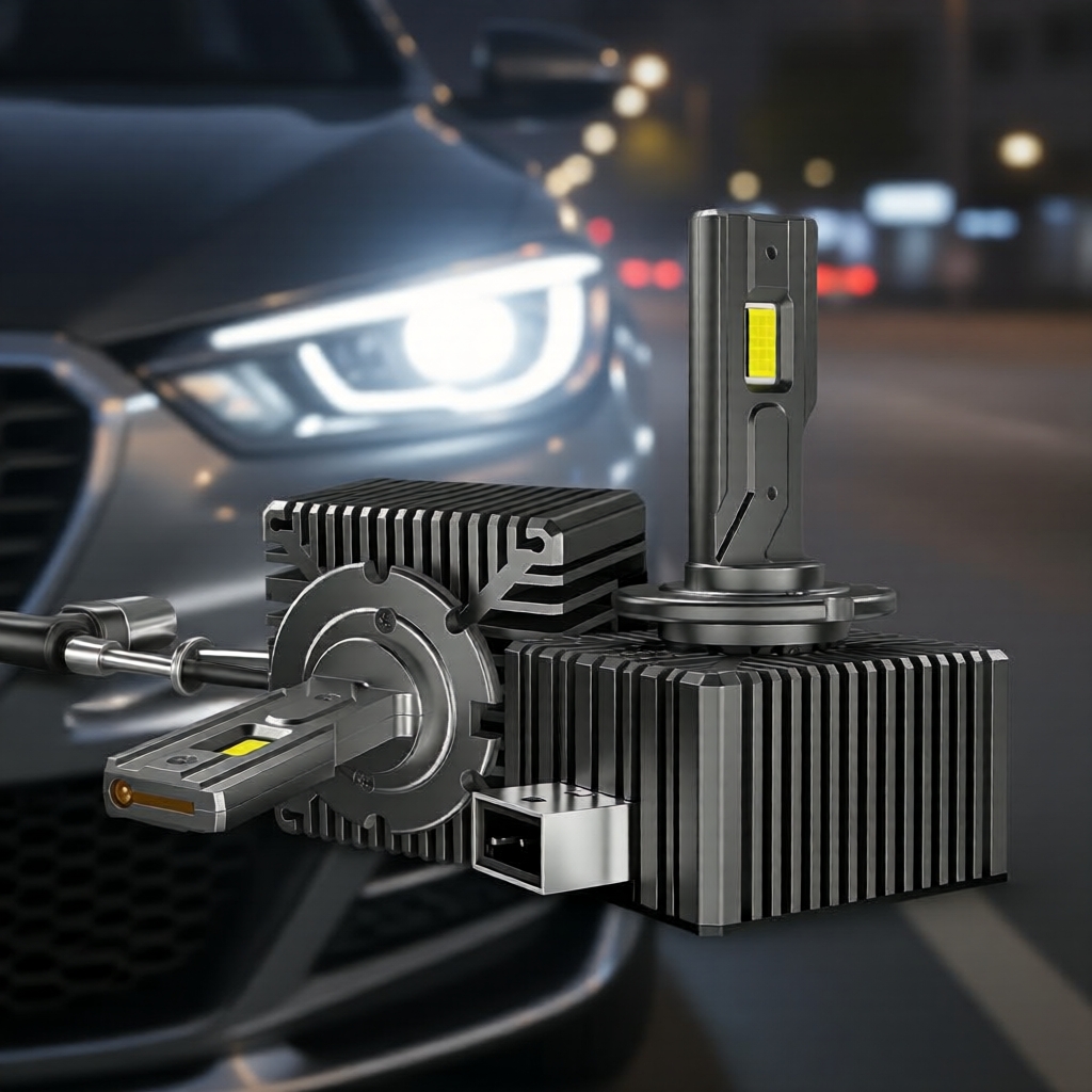 2 cái 30000LM D1S D3S Đèn pha 35W D2S D2R D4S D4R D5S D8S Bóng đèn LED Canbus Ô tô LED cho xe hơi 60