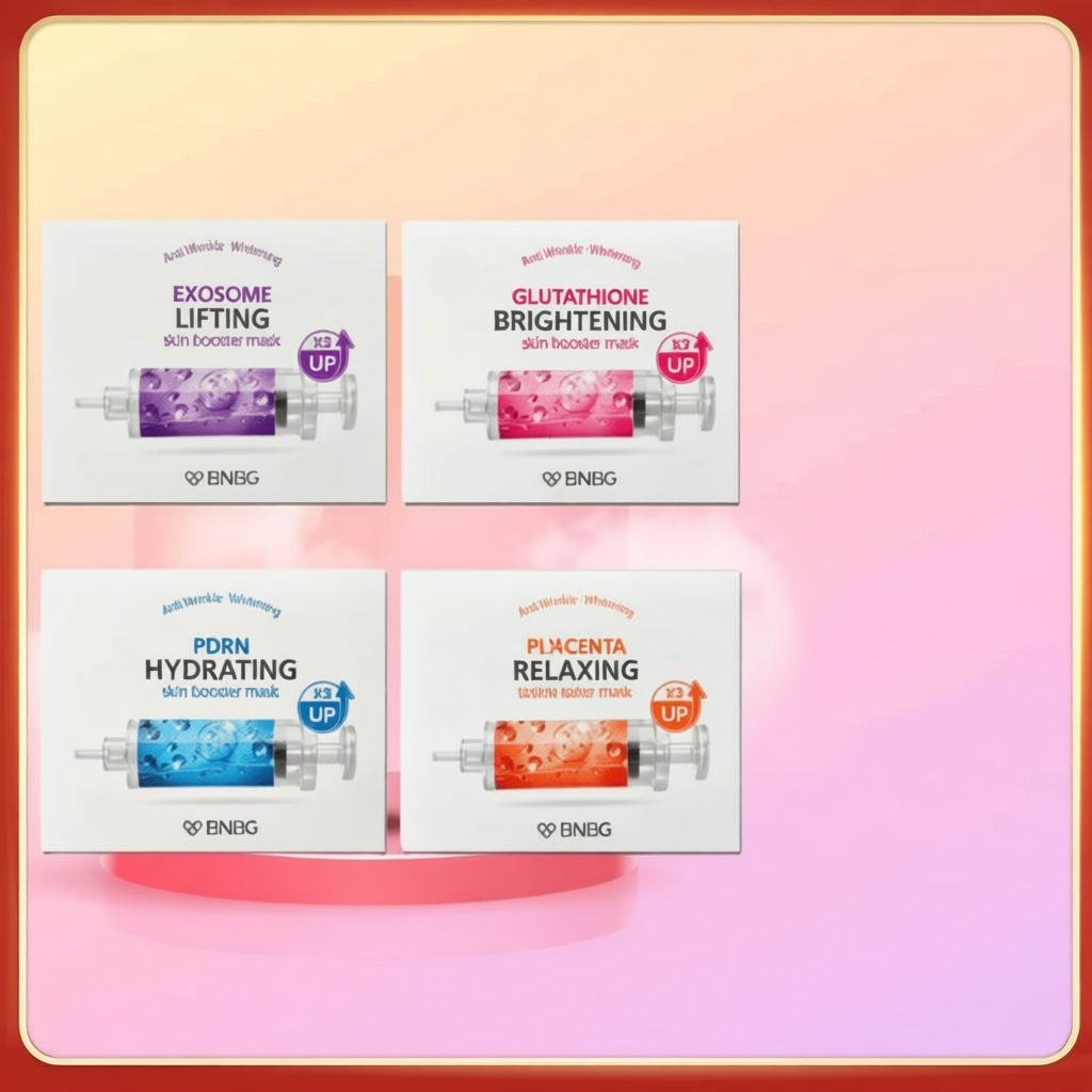 Hộp 10 miếng mặt nạ BNBG Skin Booster truyền trắng dưỡng ẩm